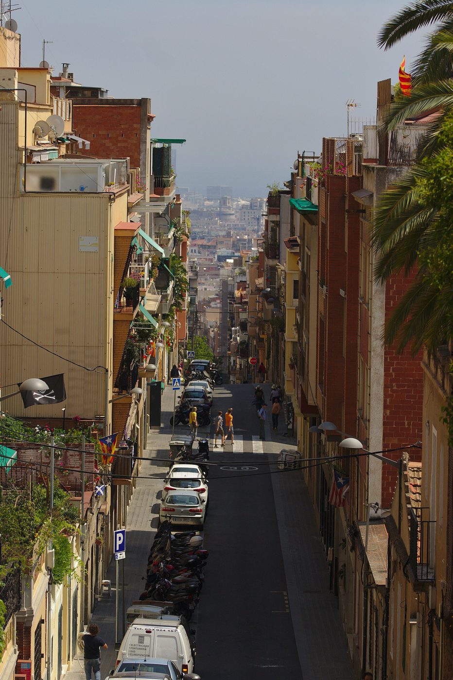 A street in the Gràcia district