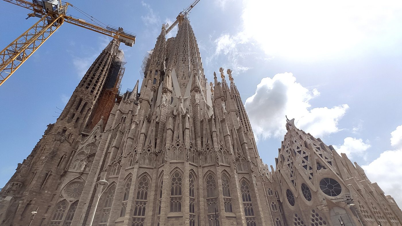 Exterior of the Sagrada Família